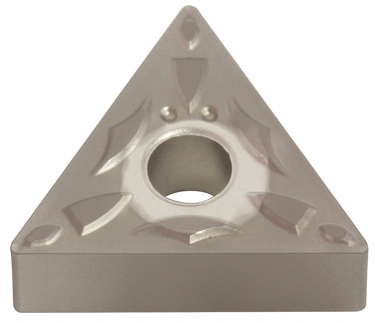 Triangle Turning Insert: 3/8 in Inscribed Circle, Neutral, EFA Chip-Breaker, TNMG Insert