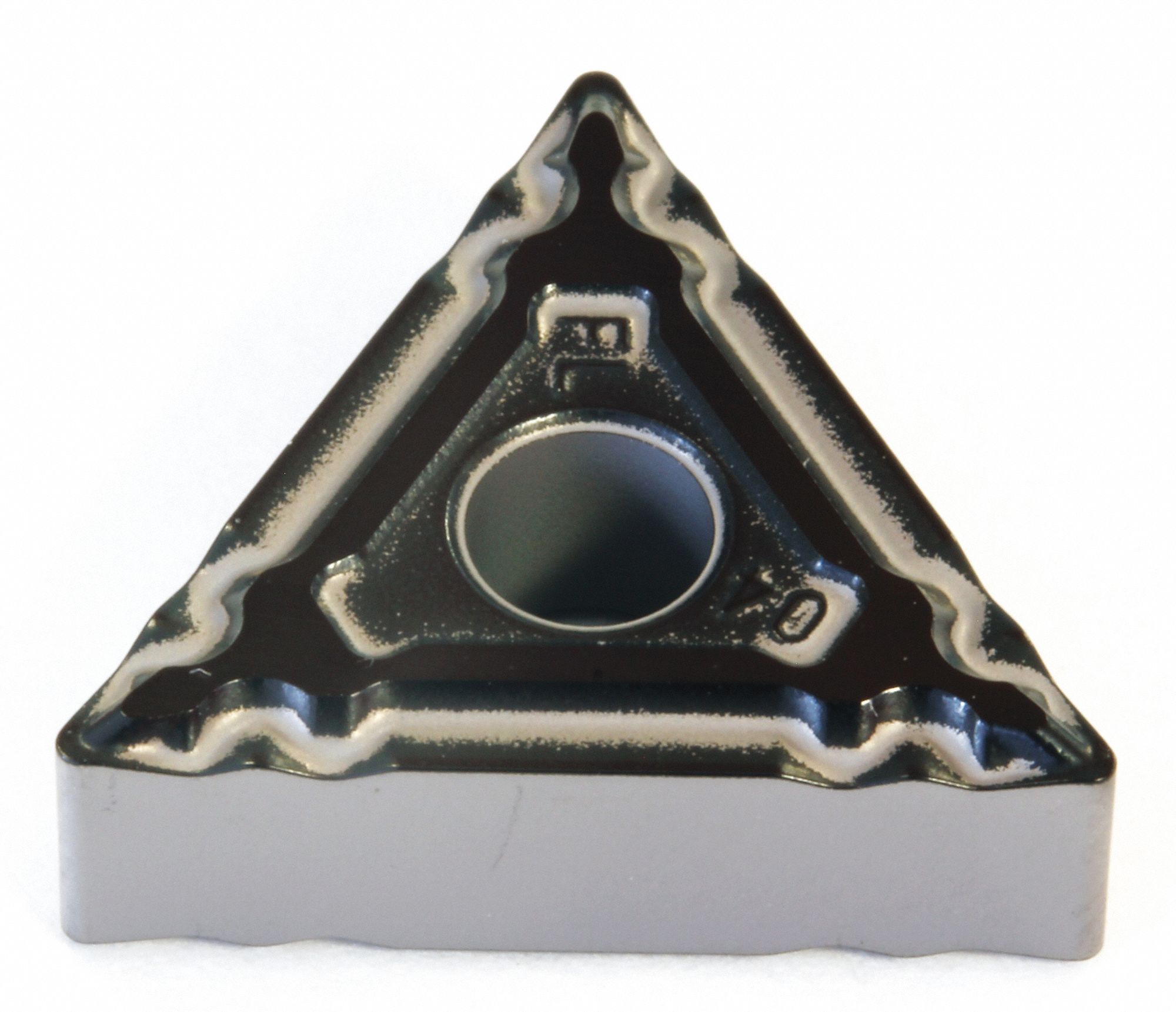 Triangle Turning Insert: 3/8 in Inscribed Circle, Neutral, EFL Chip-Breaker, TNMG Insert