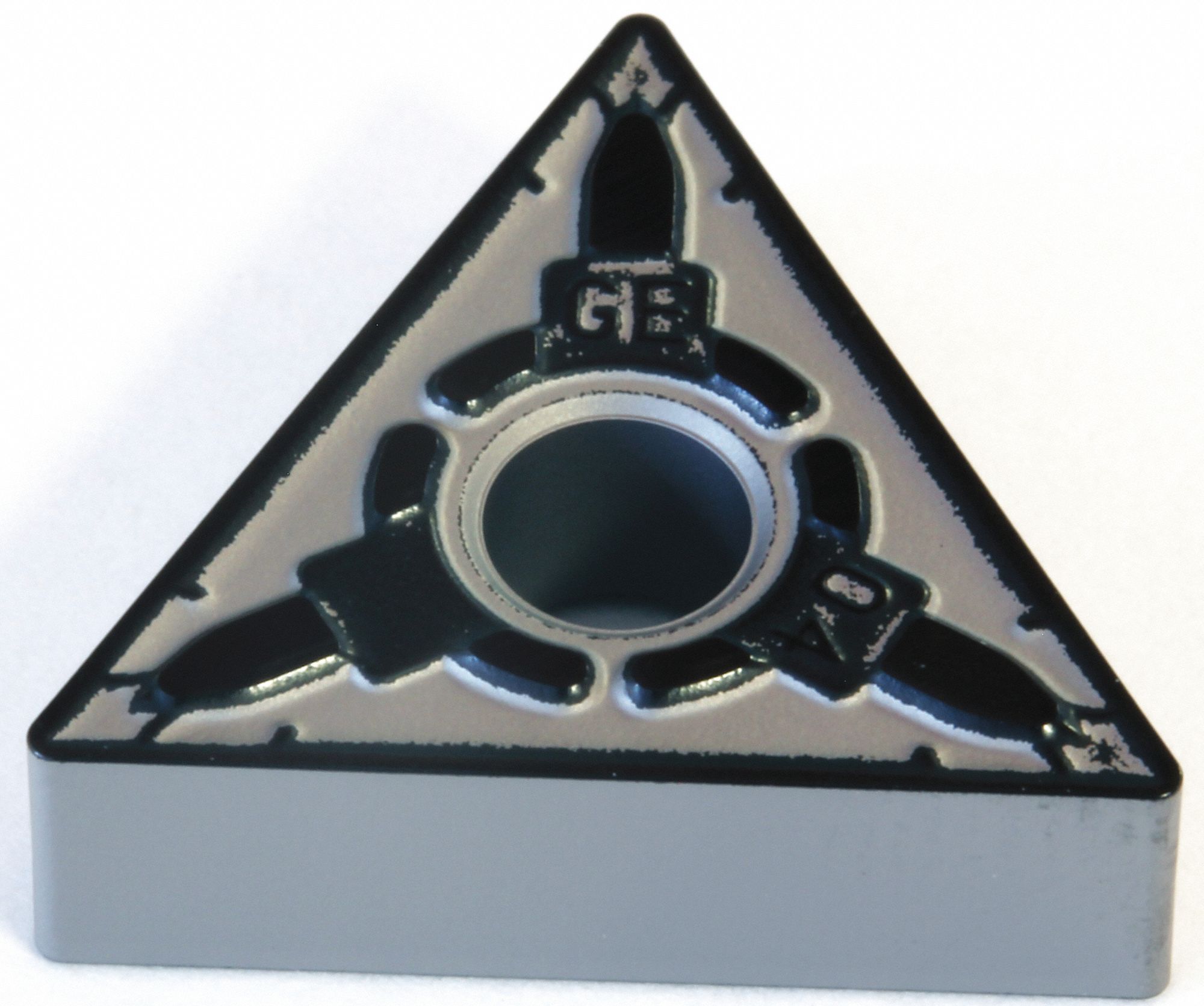 Triangle Turning Insert: 1/2 in Inscribed Circle, Neutral, EGE Chip-Breaker, TNMG Insert