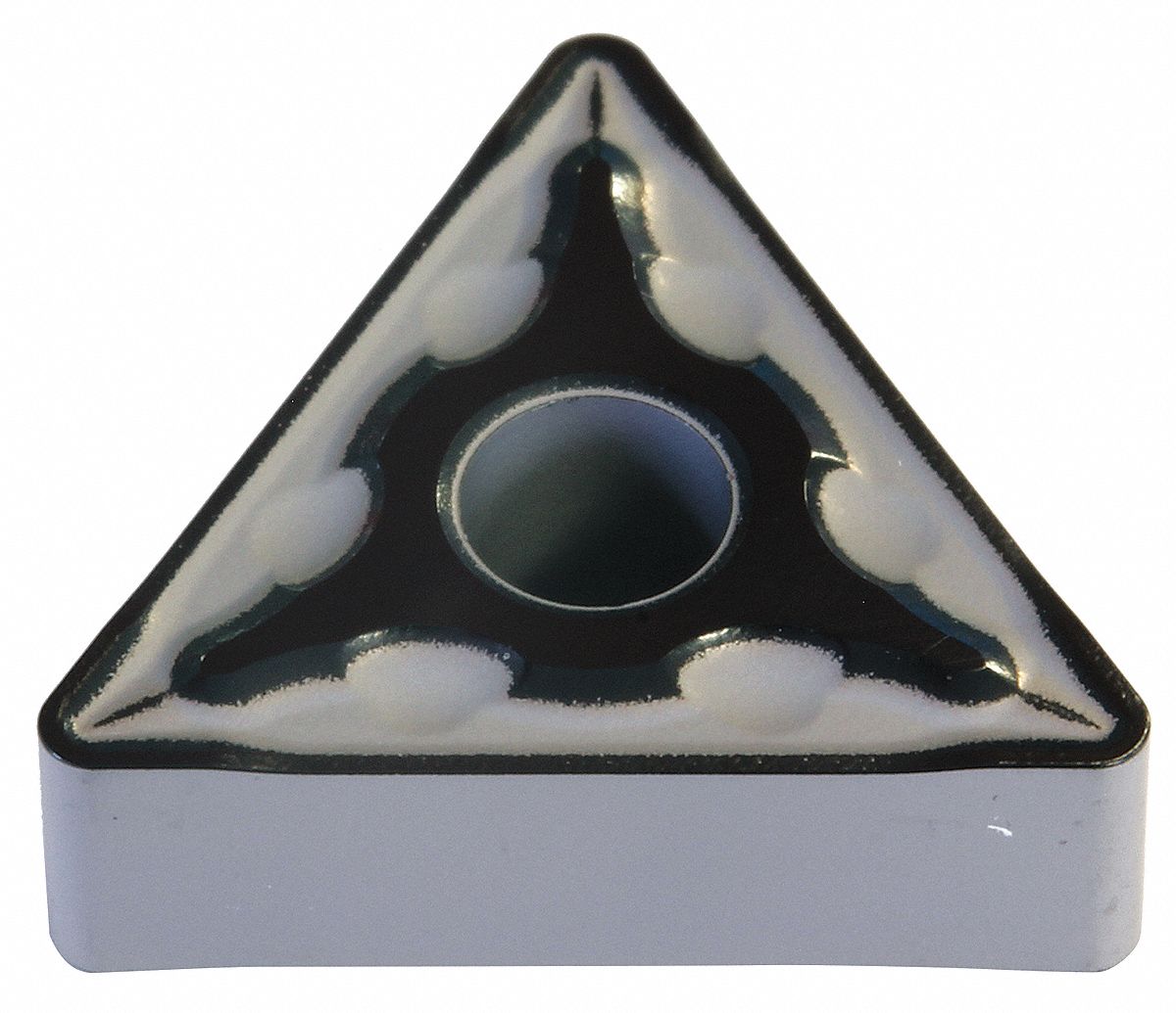 Triangle Turning Insert: 1/2 in Inscribed Circle, Neutral, EMU Chip-Breaker, Absotech