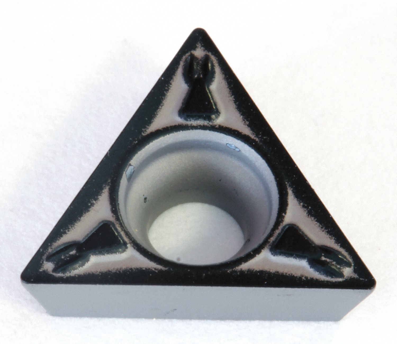 Triangle Turning Insert: 1/4 in Inscribed Circle, Neutral, ESU Chip-Breaker, Absotech