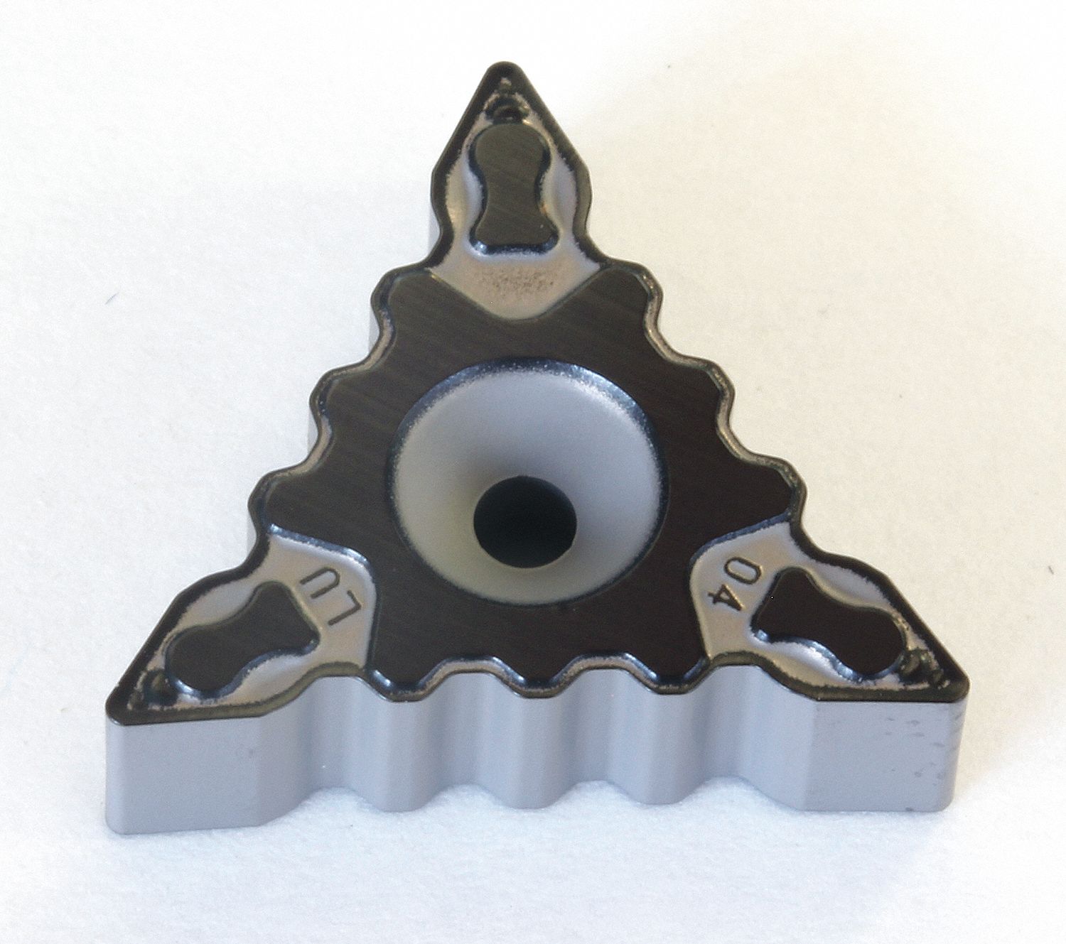 Triangle Turning Insert: 0.3940 in Inscribed Circle, Neutral, LU Chip-Breaker, TRM Insert