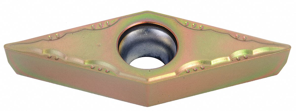 Diamond Turning Insert: VCGT Insert, Neutral, 1/8 in Thick, 0.0039 in Corner Radius, T1500Z
