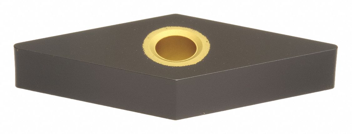 Diamond Turning Insert: VNMA Insert, Neutral, 3/16 in Thick, 1/64 in Corner Radius, AC415K
