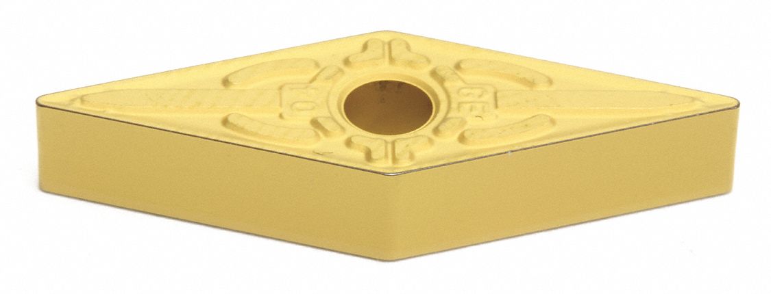 Diamond Turning Insert: VNMG Insert, Neutral, 3/16 in Thick, 3/64 in Corner Radius, AC810P
