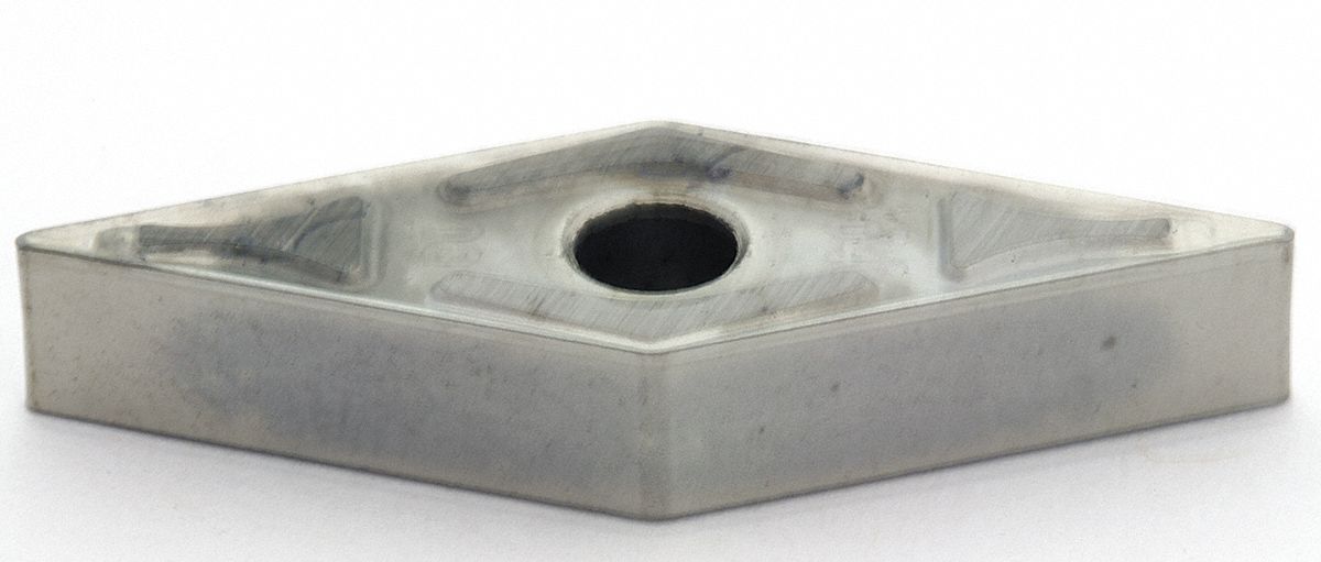 Diamond Turning Insert: VNMG Insert, Neutral, 3/16 in Thick, 1/64 in Corner Radius, T1500A