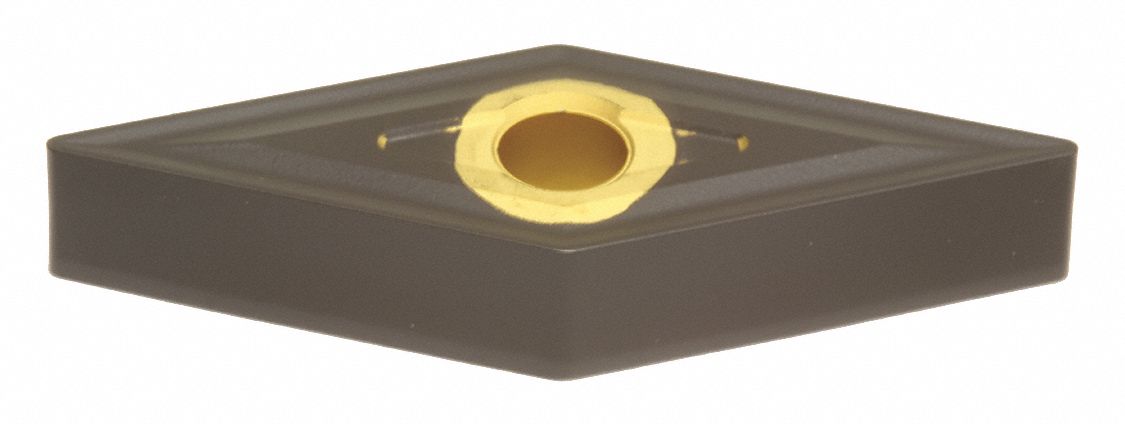 Diamond Turning Insert: VNMG Insert, Neutral, 3/16 in Thick, 3/64 in Corner Radius, AC415K