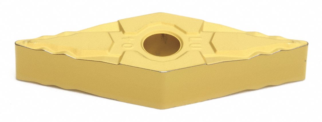 Diamond Turning Insert: VNMG Insert, Neutral, 3/16 in Thick, 3/64 in Corner Radius, AC810P