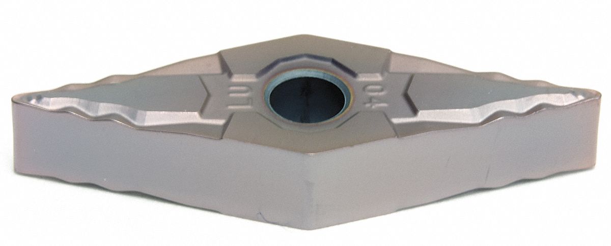 Diamond Turning Insert: VNMG Insert, Neutral, 3/16 in Thick, 1/64 in Corner Radius, T1500Z