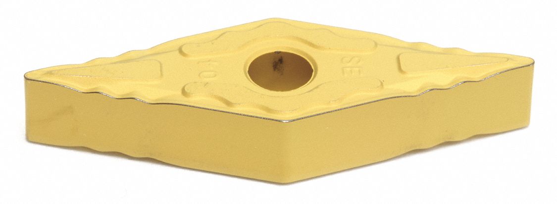 Diamond Turning Insert: VNMG Insert, Neutral, 3/16 in Thick, 1/64 in Corner Radius, AC810P
