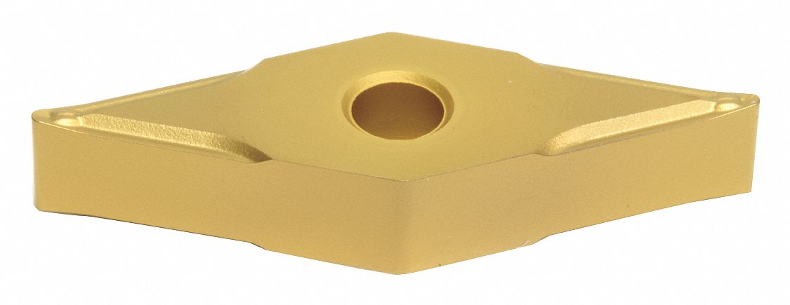 Diamond Turning Insert: VNMG Insert, Neutral, 3/16 in Thick, 1/64 in Corner Radius, AC810P