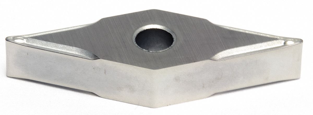 Diamond Turning Insert: VNMG Insert, Neutral, 3/16 in Thick, 1/64 in Corner Radius, T1500A