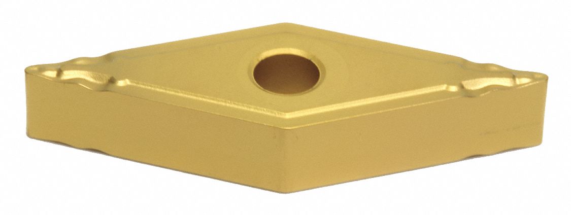 Diamond Turning Insert: VNMG Insert, Neutral, 3/16 in Thick, 1/64 in Corner Radius, AC810P