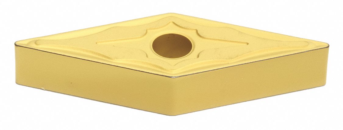 Diamond Turning Insert: VNMG Insert, Neutral, 3/16 in Thick, 3/64 in Corner Radius, AC810P