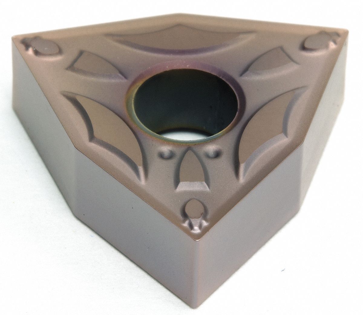 Turning Insert: 1/2 in Inscribed Circle, Neutral, 3/16 in Thick, EFA Chip-Breaker, T1500Z