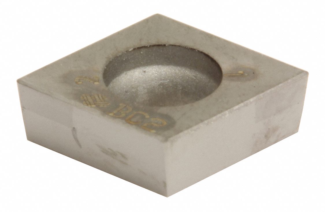 Diamond Turning Insert: CCGA Insert, Neutral, 3/32 in Thick, 1/64 in Corner Radius, BNC2020
