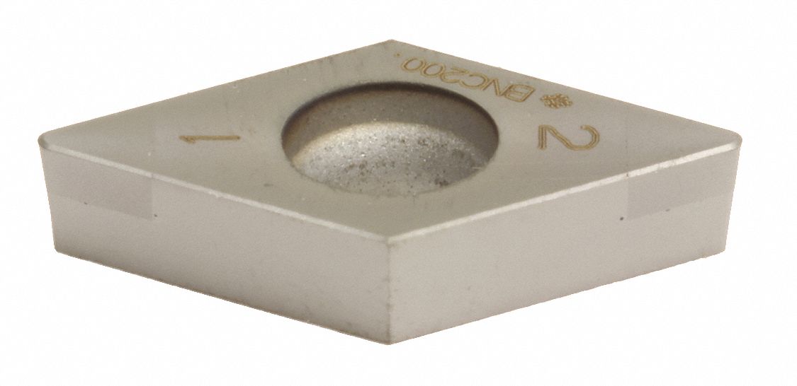 Diamond Turning Insert: DCGA Insert, Neutral, 3/32 in Thick, 0.0079 in Corner Radius