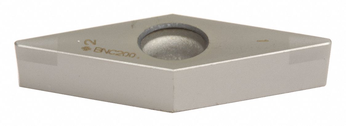 Diamond Turning Insert: VBGA Insert, Neutral, 1/8 in Thick, 1/32 in Corner Radius, BNC2020