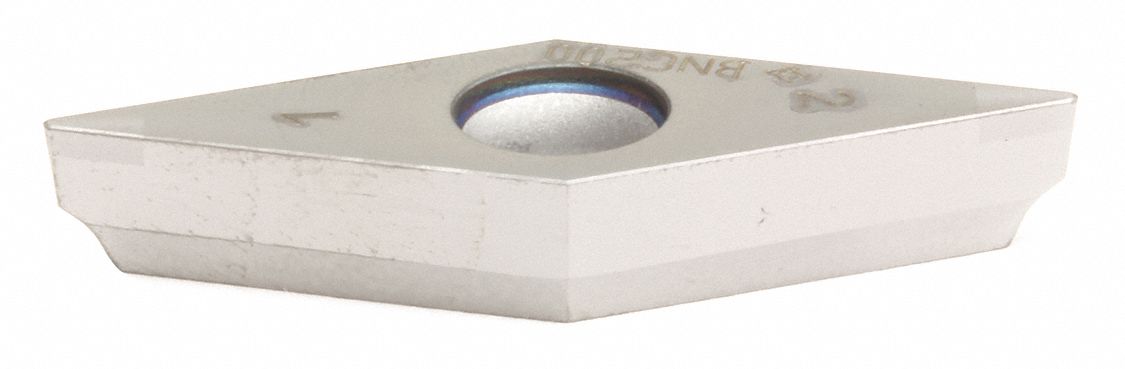Diamond Turning Insert: VCGA Insert, Neutral, 3/16 in Thick, 1/32 in Corner Radius, BNC2020