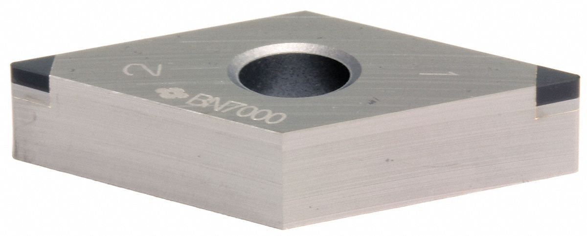 Diamond Turning Insert: DNGA Insert, Neutral, 3/16 in Thick, 1/32 in Corner Radius, BN1000