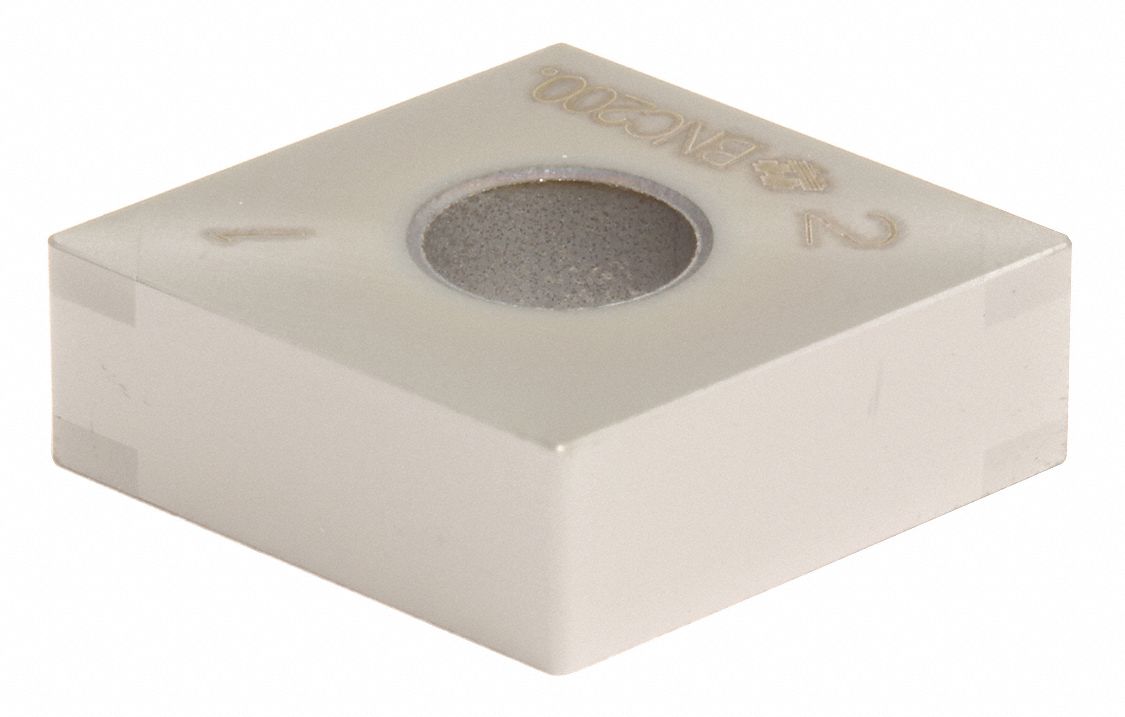 Diamond Turning Insert: CNGA Insert, Neutral, 3/16 in Thick, 1/32 in Corner Radius, BNC2020