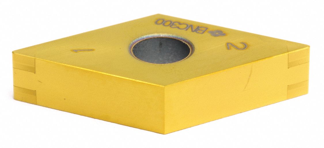 Diamond Turning Insert: DNGA Insert, Neutral, 3/16 in Thick, 1/32 in Corner Radius, BNC2020