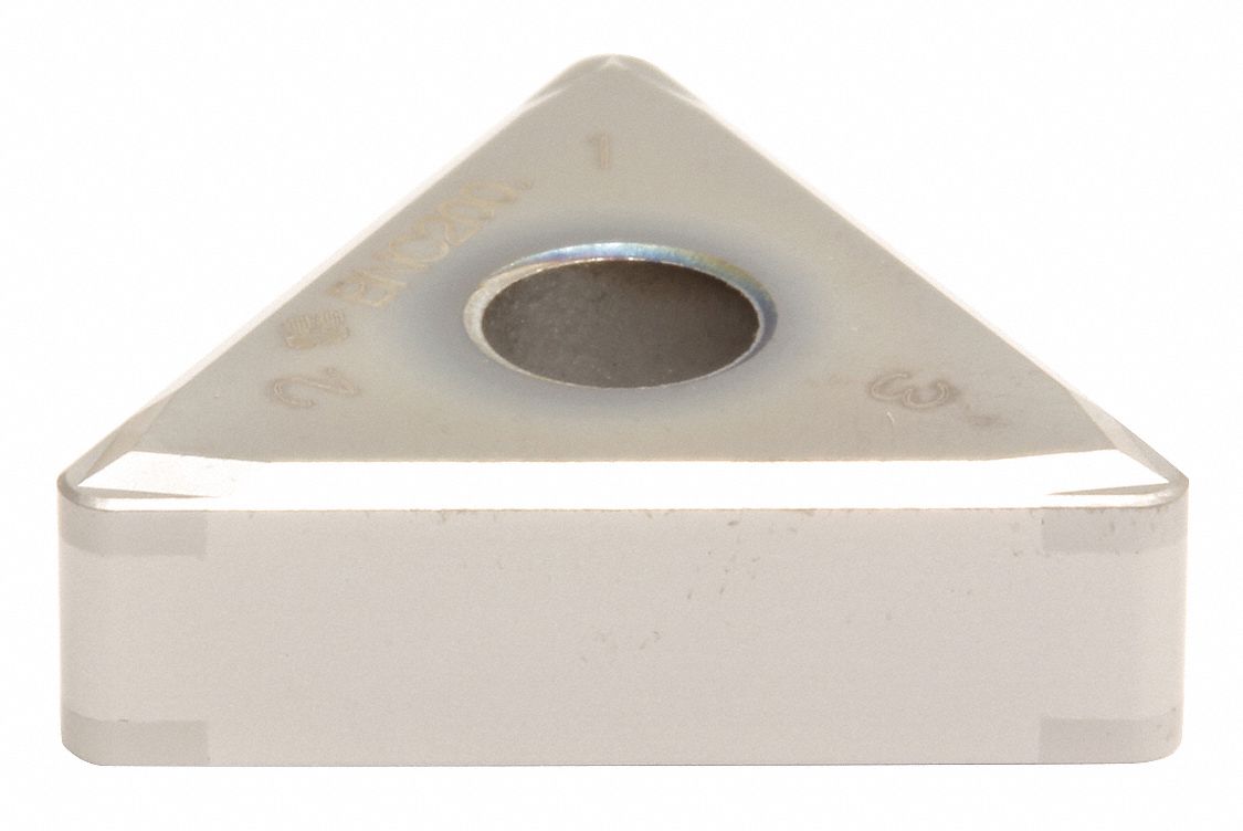 Triangle Turning Insert: 3/8 in Inscribed Circle, Neutral, SV Chip-Breaker, TNGG Insert