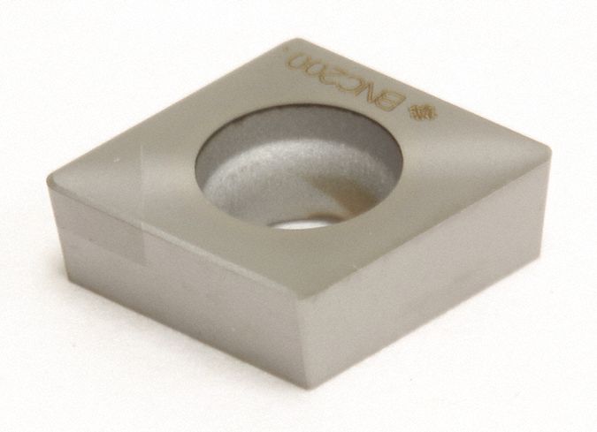 Diamond Turning Insert: CCGA Insert, Neutral, 3/32 in Thick, 1/64 in Corner Radius, BNC2020