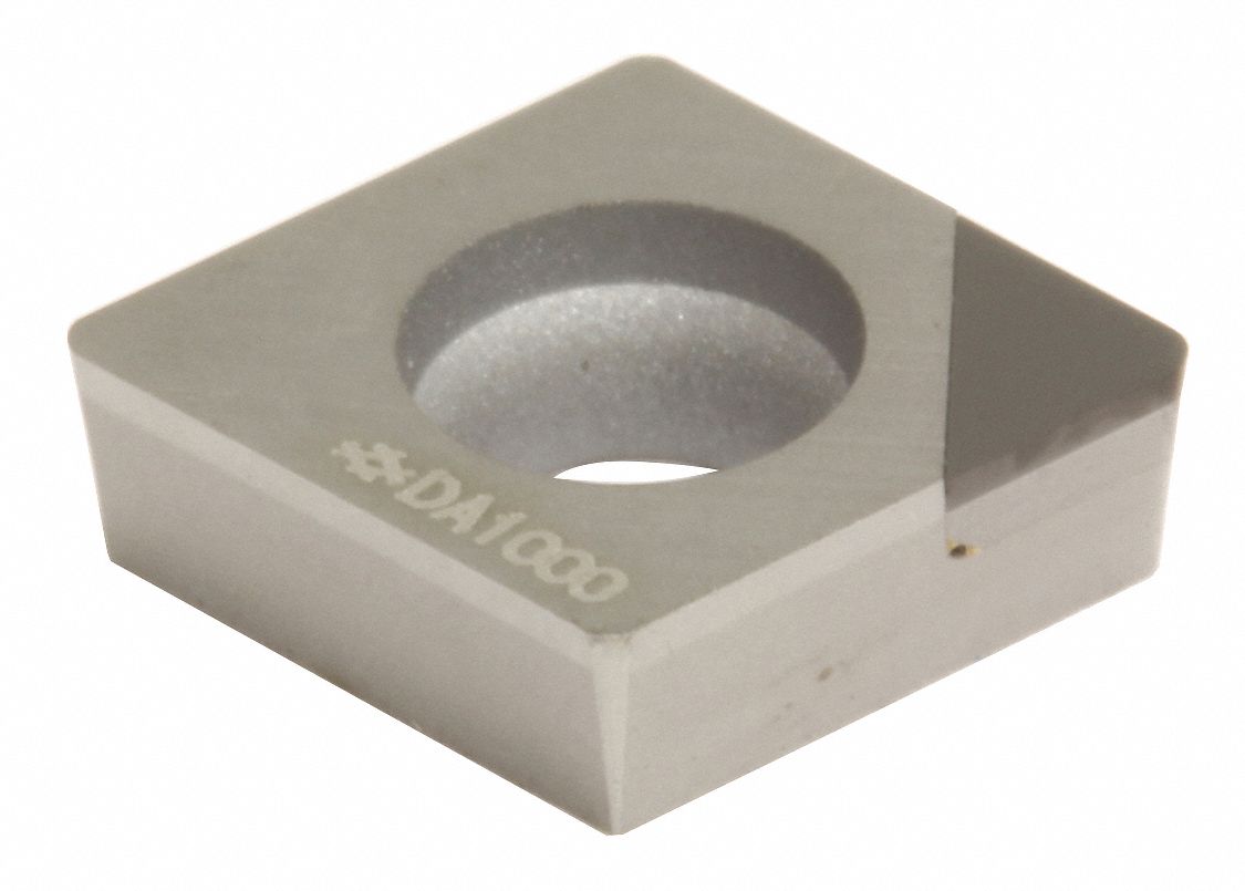 Diamond Turning Insert: CPGA Insert, Neutral, 1/8 in Thick, 1/32 in Corner Radius, DA1000