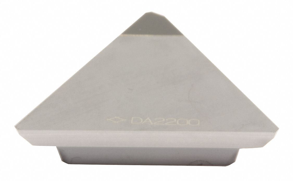 Triangle Turning Insert: 1/2 in Inscribed Circle, Neutral, 20° Clearance Angle, TEEN Insert