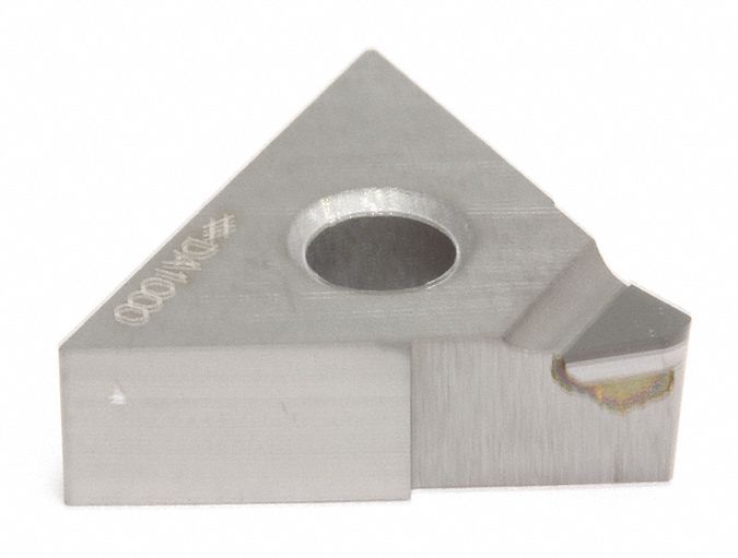 Triangle Turning Insert: 3/8 in Inscribed Circle, Neutral, 0° Clearance Angle, TNMX Insert