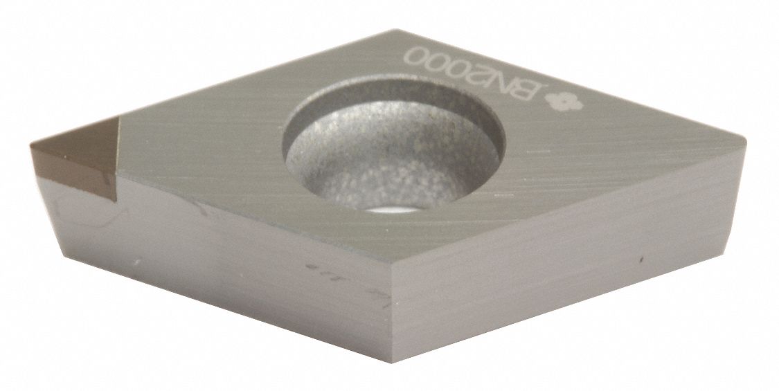 Diamond Turning Insert: DCGA Insert, Neutral, 3/32 in Thick, 0.0079 in Corner Radius