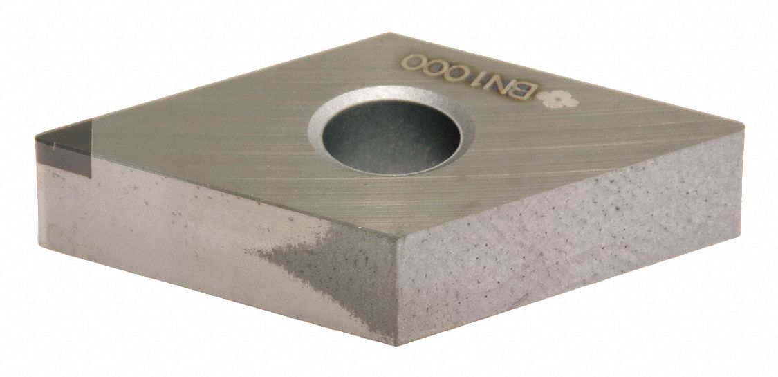Diamond Turning Insert: DNMA Insert, Neutral, 3/16 in Thick, 0.0039 in Corner Radius