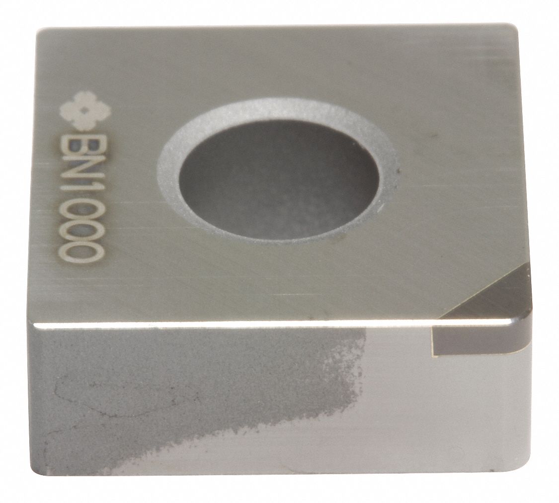 Square Turning Insert: 1/2 in Inscribed Circle, Neutral, 1/32 in Corner Radius, SNMA Insert