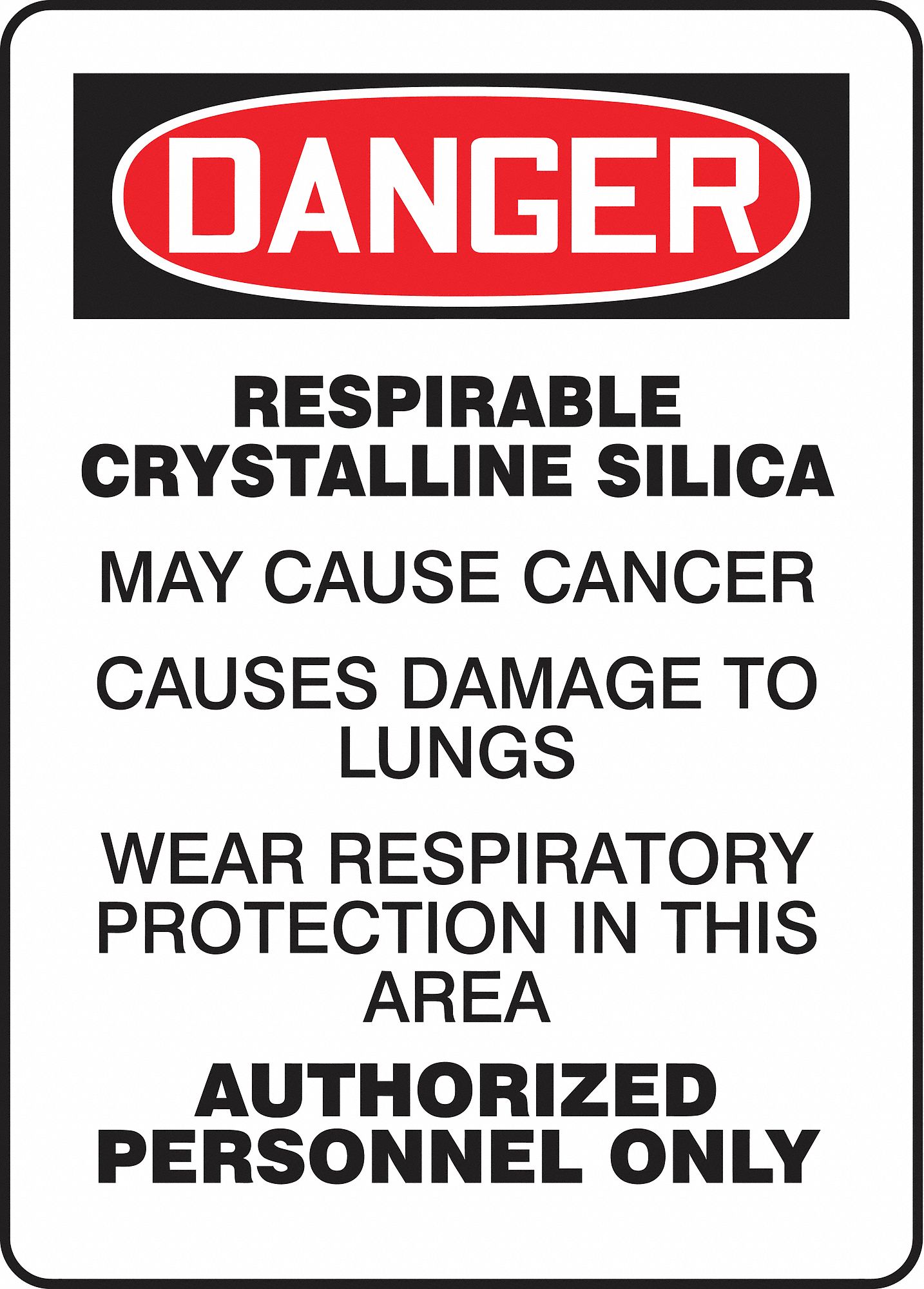 Safety Sign: Vinyl, Adhesive Sign Mounting, 14 in x 10 in Nominal Sign Size, Not Retroreflective