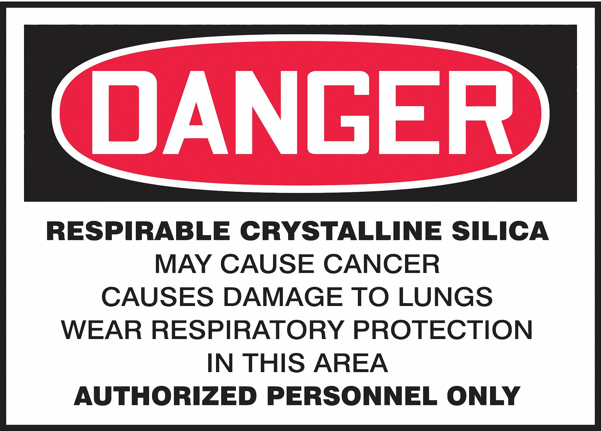 Safety Label, 5 in x 7 in, Dura Vinyl