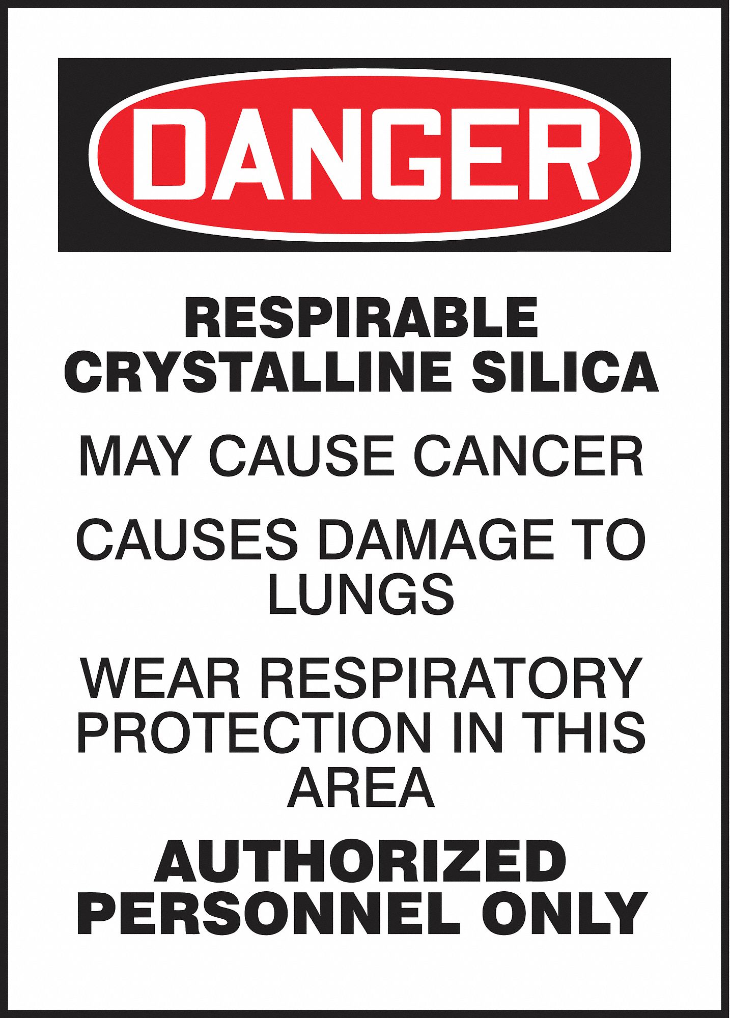 Safety Label: Vinyl, Adhesive Sign Mounting, 7 in x 5 in Nominal Sign Size, 0.02 in Thick, 5 PK