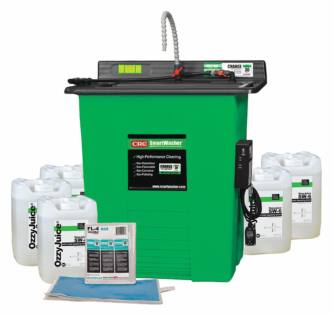 SMARTWASHER Signature Parts Washer Kit, 25 gal. 52GZ8314752 Grainger