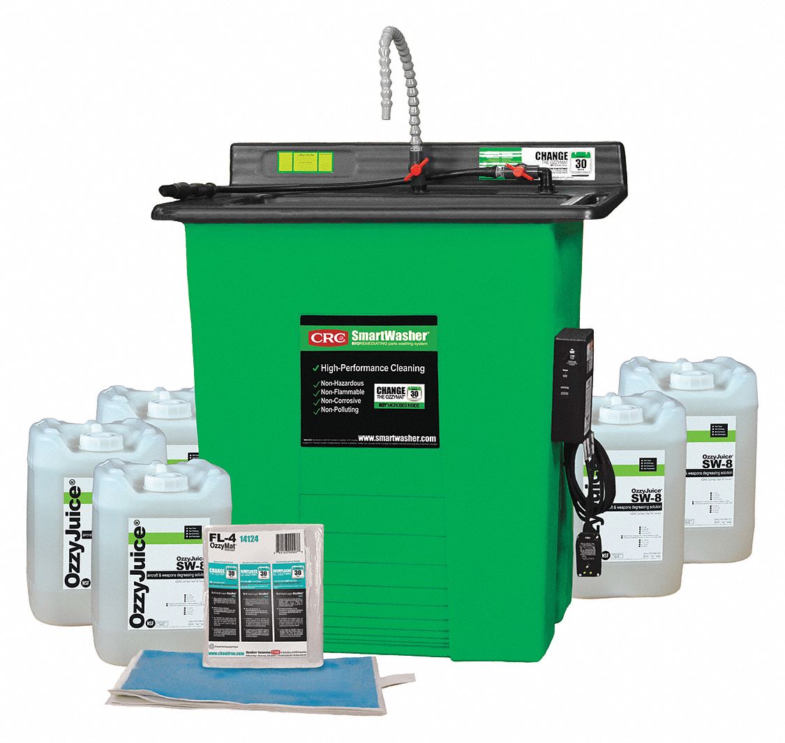 SMARTWASHER Signature Parts Washer Kit 25 gal Tank Capacity, 500 lb