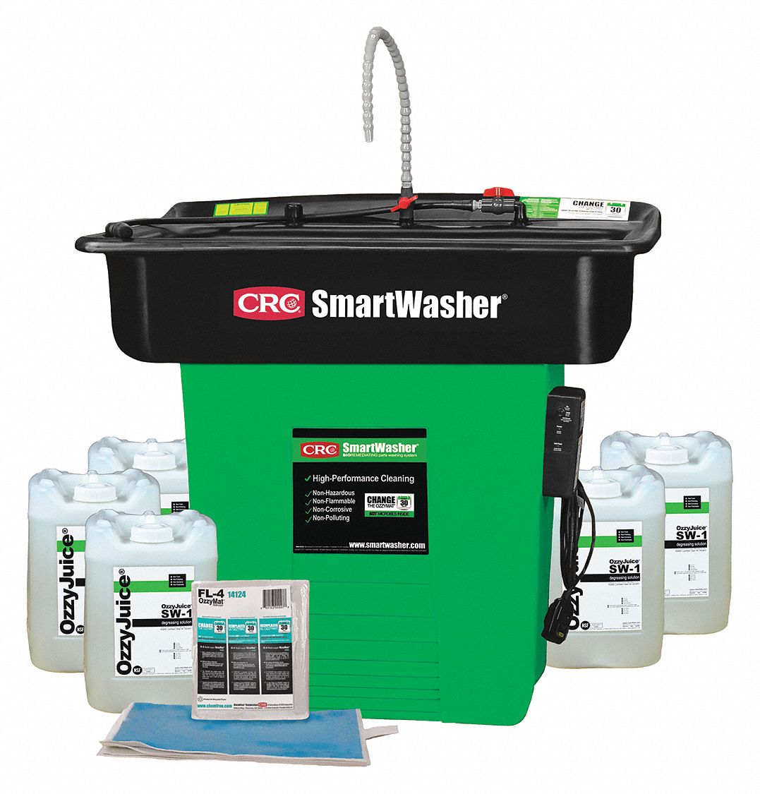 SMARTWASHER Parts Washer Kit, 25 gal. 52GZ9214755 Grainger