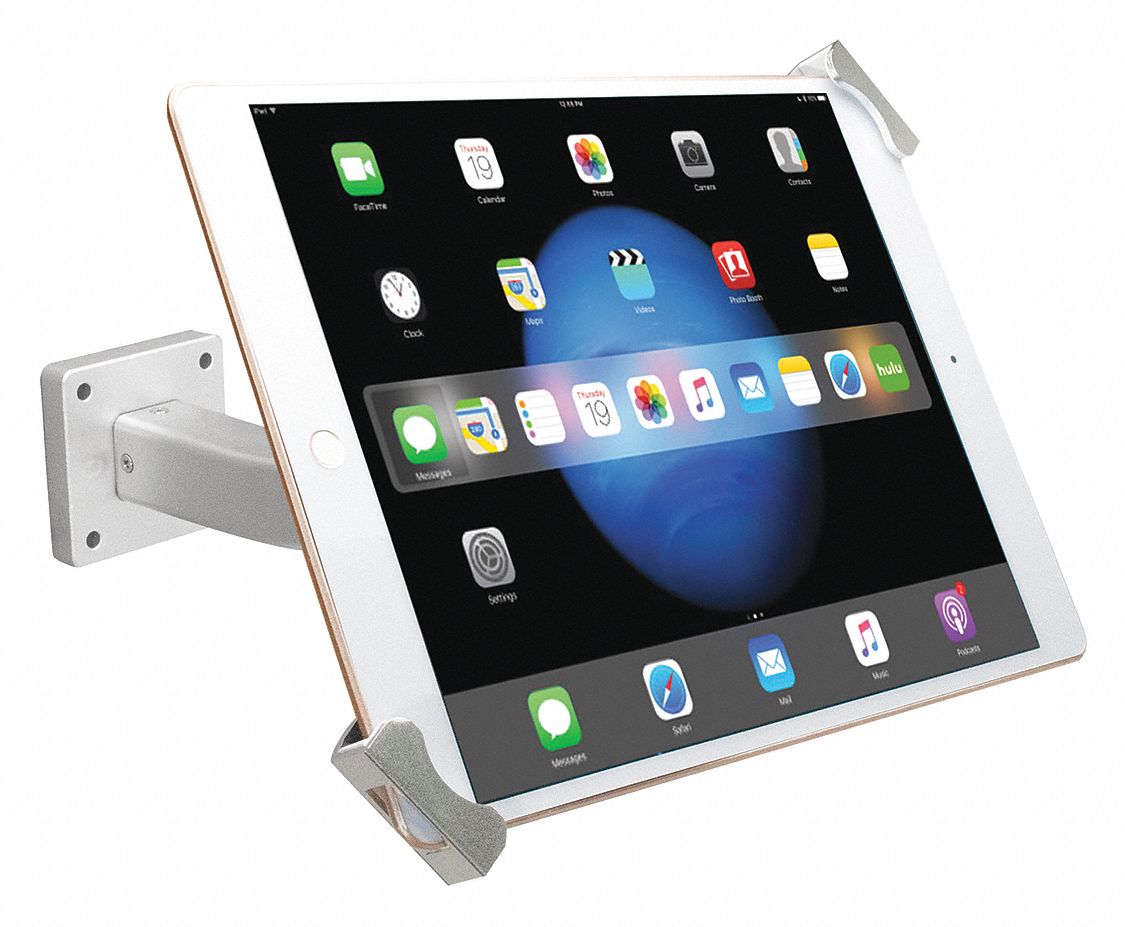 Adj. Mount 14 3/8 in H Silver