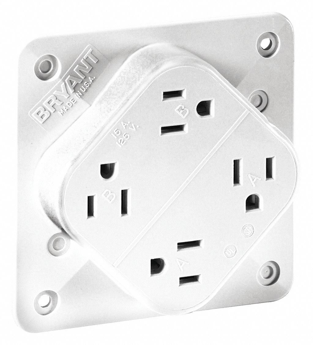 5 20r quad receptacle