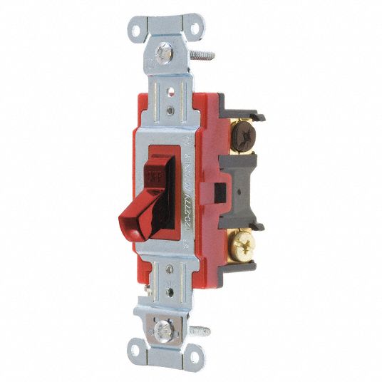 BRYANT Wall Switch, 3Way, Maintained, Toggle 52HE704903BRED Grainger