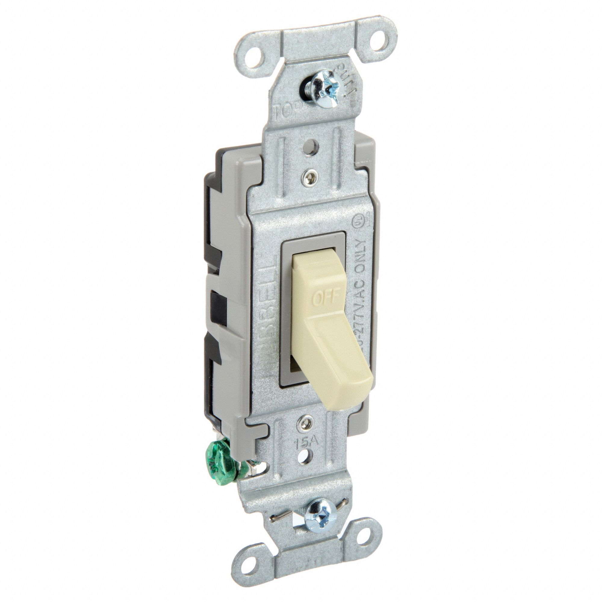 Toggle Switch, Single Pole, Wall Switch 52HF03CSB115BI Grainger