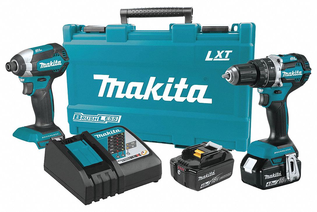 MAKITA 18V LXT® Brushless, Cordless Combination Kit, 18V DC Voltage