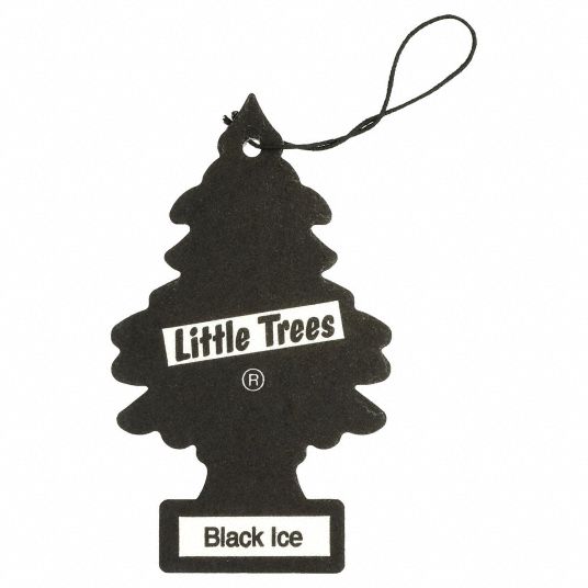 LITTLE TREES, Black Ice, Black, Air Freshener 52HF68U3S32055 Grainger