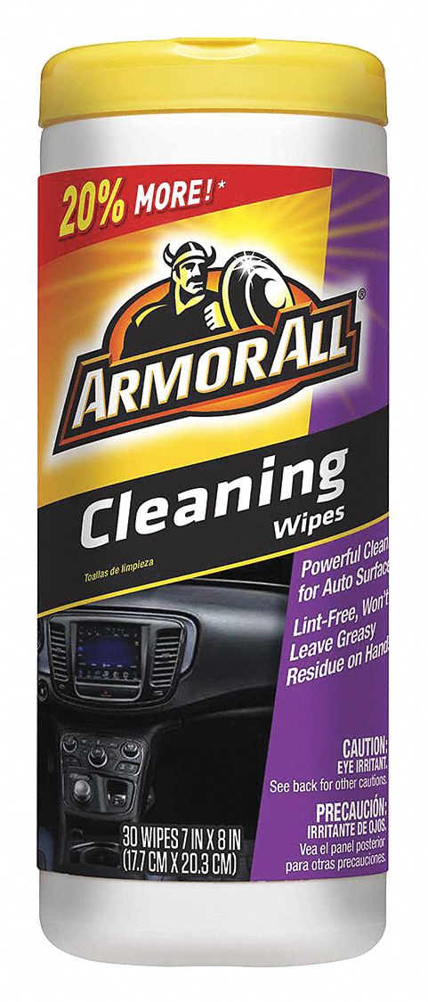 Cleaning Cloth: Purple/White, 7 in Lg (In.), 3 in Wd (In.), Dirt, 30 PK