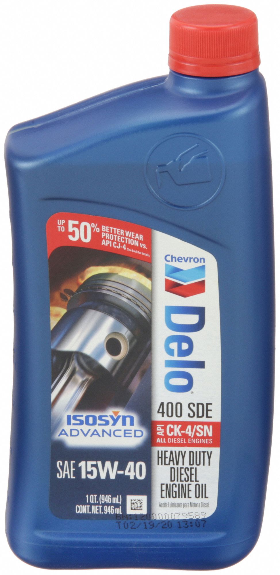 Chevron Delo 400 SDE SAE 15W-40 Heavy Duty Diesel Motor