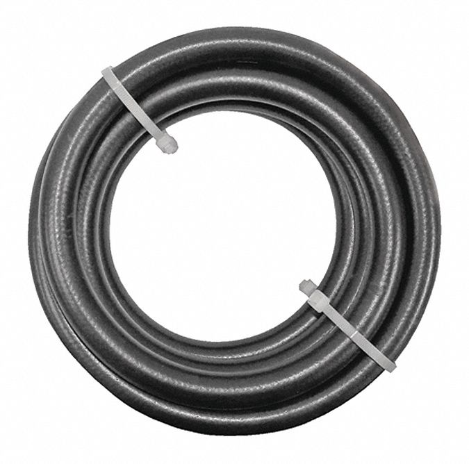 A/C HOSE, 1/2 IN INSIDE DIAMETER, 10 FT L, BLACK, AC10H