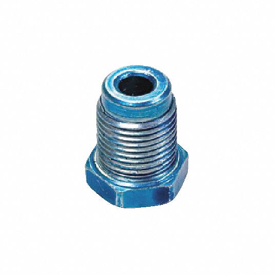 SUR&R Brake Line Nut For 3/16 in Tube OD, M121 Fitting Thread Size, 4